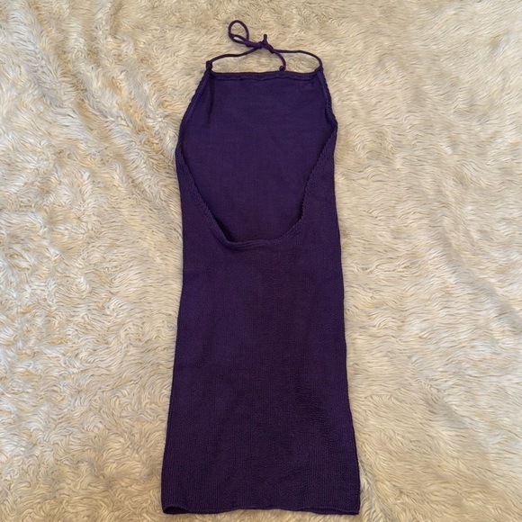 NWT Bond-Eye Imogen Dress in Purple Dahlia Shimmer - One Size - Picture 5 of 7